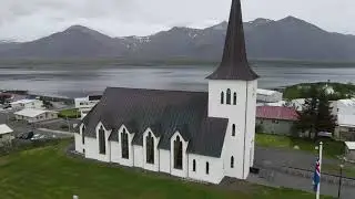 Iceland - Towns and villages - Drone view