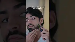 TODO homem quando faz a barba 👶