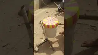 The strength of plastic duct tape even when beaten like the strongest drummer #craftideas
