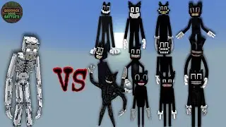 SCP 096 v3.1 (BTD18) vs Cartoon Cats | Minecraft Bedrock | MobBattle