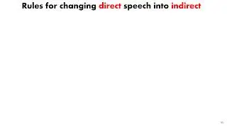 #shorts rules for changing direct speech to indirect