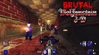 Brutal Wolfenstein 3D v5.5 - Escape from Wolfenstein: Floor 10 (Secret level) | 4K/60