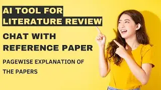 AI Tool for Literature Review | Chat with Reference Paper |Pagewise Explanation | TanyaPDF | AI Tool