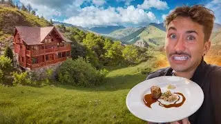 Eating At The FANCIEST Restaurant In The Middle of No Where...