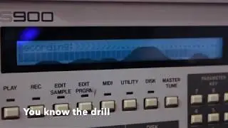 Akai S900 - Two Sample Preview - 12bit.