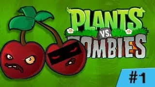 Игра Зомби против Растений часть 1 Plants vs zombies 1 (1 серия) ОРЕХОВЫЙ БОУЛИНГ
