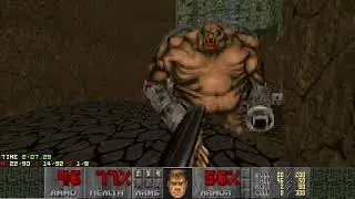 Doom 2 - No Rest For The Living - Map 04 (Hell Mountain) UV-Tank in 9:44