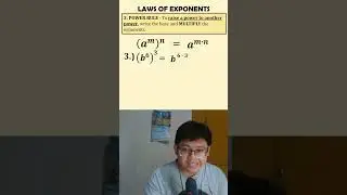 Law of Exponents: Power Rule [Example 2] #mathwithteacherjustin #math7 #algebra
