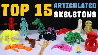 Top 15 Articulated Skeleton 3D Prints | Anycubic Kobra Max & Vyper