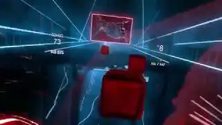 Beat Saber - Escape (one saber, expert, 150% speed)