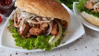 Uy sharoitida GAMBURGER tayyorlaymiz. ГАМБУРГУР.