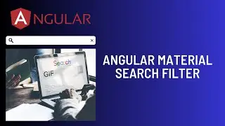Angular Material search Filter 