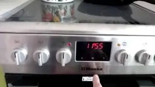 Настройка часов в плите Hansa 👷 🎮