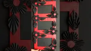New style Photo frame craft idea/ 3 photo's photo frame making at home