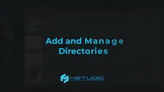 Project Manager  - Adding and Managing Directories