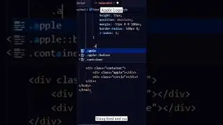Apple logo html and css #shorts #ytshorts #html #css #coding #short #programming #tutorial