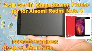 Best Gorilla Glass Screen Protector for Xiaomi Redmi Note 4