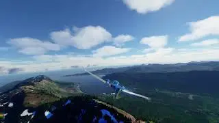 Landing at Norðfjörður - Eastern Iceland - Flight Simulator 2020