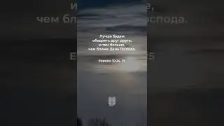 Евреям 10:24,25 в современном переводе #библия #biblevision