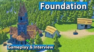Foundation | Medieval gridless City Builder ► gamescom 2017 #gamescom2017