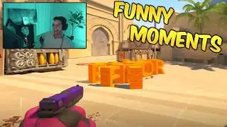 TOP CS2 PRO FUNNY MOMENTS ON STREAM 5