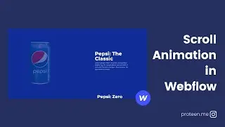 Scroll Animation with Background Color Change, Text Scale, and More | Pepsi Website #04