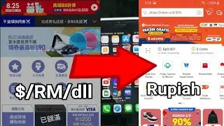 Change Overseas Shopee Application to Indonesian Rupiah and vice versa