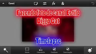 Fazendo foto do canal estilo Diggo Cat Timelapse, Não ficou 100% igual