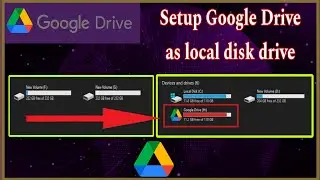 How to use Google Drive as Local Disk Drive in a Computer || Google Drive|| Tech Codism With Farhana