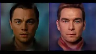 Homelander and Leo Dicaprio Dual DeepFake Realtime Test (DeepfaceLive and MetaHuman)