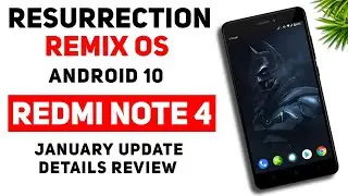 Resurrection Remix OS 8.6.6 Official Update For Redmi Note 4 | Android 10 | January Security Patch