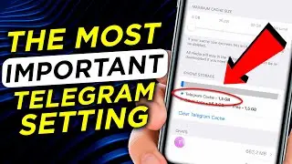 HOW TO CLEAR and SET Telegram CACHE on Android, iPhone and PC