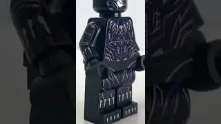 Black Panther custom minifigure 🙅🏿‍♂️🙅🏿‍♀️ #wakanda