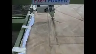 Стежка мебельных чехлов на одноигольной стегальной компьютеризированной машине