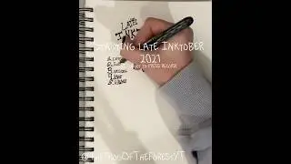 🤍Starting Late Inktober 2021 | #inktober #inktober2021🖤
