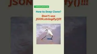 [1 Minute Coding] How to Deep Clone in Javascript