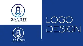 App logo design in CorelDRAW | YouTube logo design by  R Info hindi