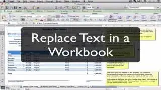 Replace Text in a Microsoft Excel Workbook: Excel MOOC