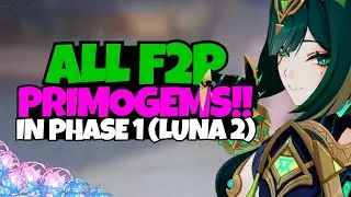 All FREE Primogems in Luna II Phase 1 - Genshin Impact