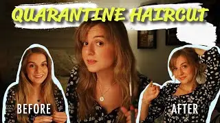 Another Girl Cuts Her Hair in Quarantine (BANGS + LAYERS!)