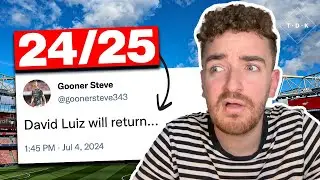 Reacting to YOUR 24/25 Arsenal PREDICTIONS.
