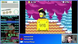 New Super Mario Bros. Speedrun - 24:58