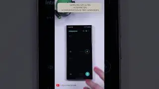 Interpreter on the Galaxy S24 Ultra: A short conversation in two languages 