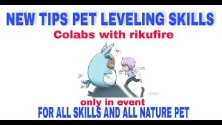 Toram online - NEW TIPS PET LEVELING SKILLS