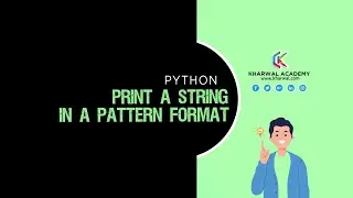 Print a String in Pattern Format In Python