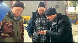 Вибропневмосепаратор ВПС-2,5. Тестовая сортировка зерна.