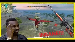 Glinder on a tower +Dragunov [KILLER COMBINATION ] FREE FIRE  *INSANE!!! GLIDER TIPS AND TRICKS