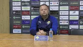 Пресс-конференция после матча ФК Зоркий 0:0 ФК Балтика-БФУ тренера ФК Зоркий Лопатина Дениса