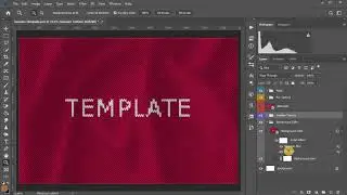 Displace Texture Effect - Photoshop Tutorial. How to Work.