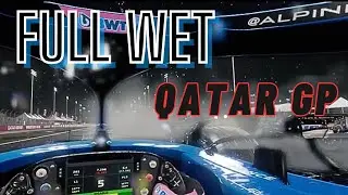 An Impossible Situation? Qatar GP in Heavy Rain｜F1 23 Gameplay